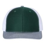 Dark Green/ White/ Heather Grey